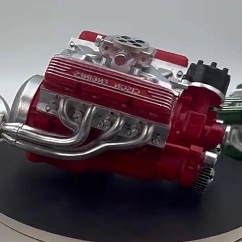 V8 Engine Model Kit Machined Metal & RC Compatible