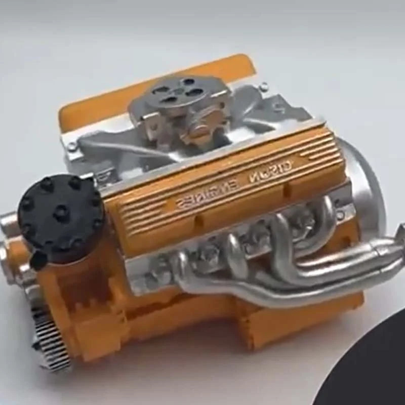 V8 Engine Model Kit Machined Metal & RC Compatible