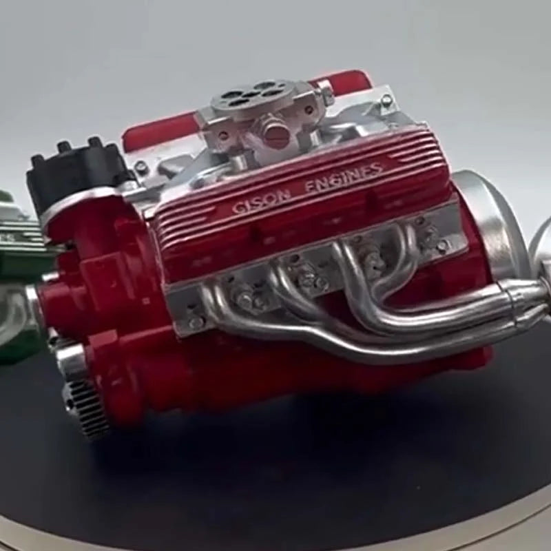 V8 Engine Model Kit Machined Metal & RC Compatible