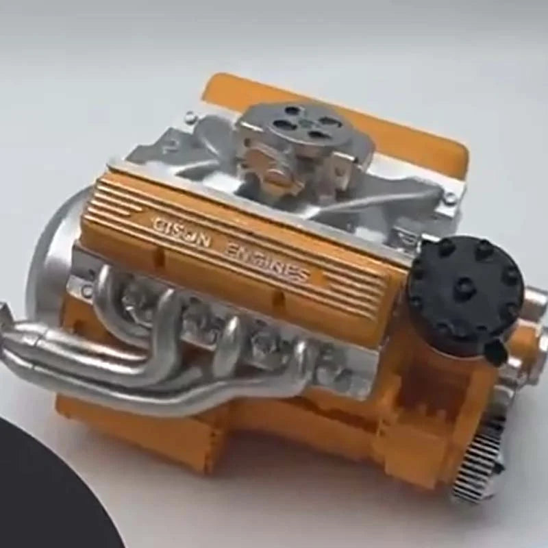 V8 Engine Model Kit Machined Metal & RC Compatible
