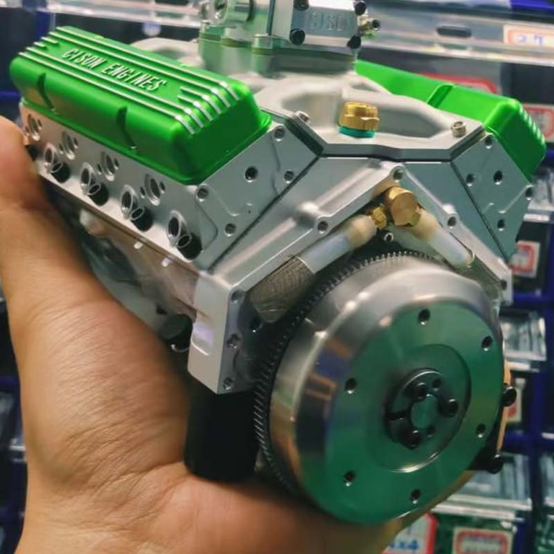 V8 Engine Model Kit Machined Metal & RC Compatible