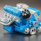 V8 Engine Model Kit Machined Metal & RC Compatible
