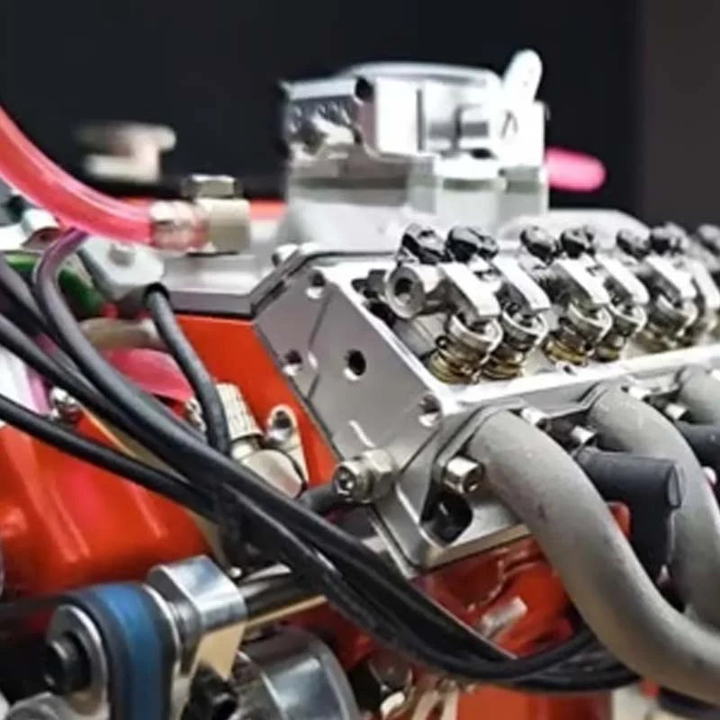 V8 Engine Model Kit Machined Metal & RC Compatible