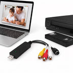 VHS To Digital Converter USB Plug-and-Play Composite & S-Video