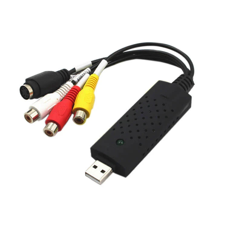 VHS To Digital Converter USB Plug-and-Play Composite & S-Video