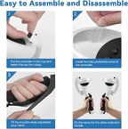 VR Controller Extensions Four Modes Leather Grips
