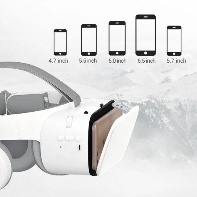 VR Headset Bluetooth Smartphone Compatible Adjustable Fit
