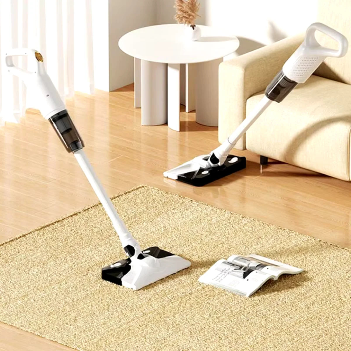 Vacuum Cleaner & Mop Cordless Rechargeable Strong Suction
