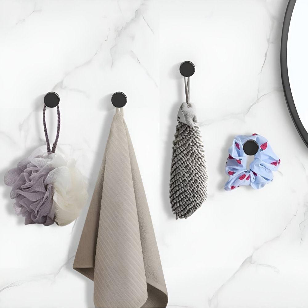 Vacuum-Seal Tool-Free Brushed Stainless Wall Hook