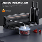 Vacuum Sealer 8-in-1 Built-In Cutter Automatic Seal