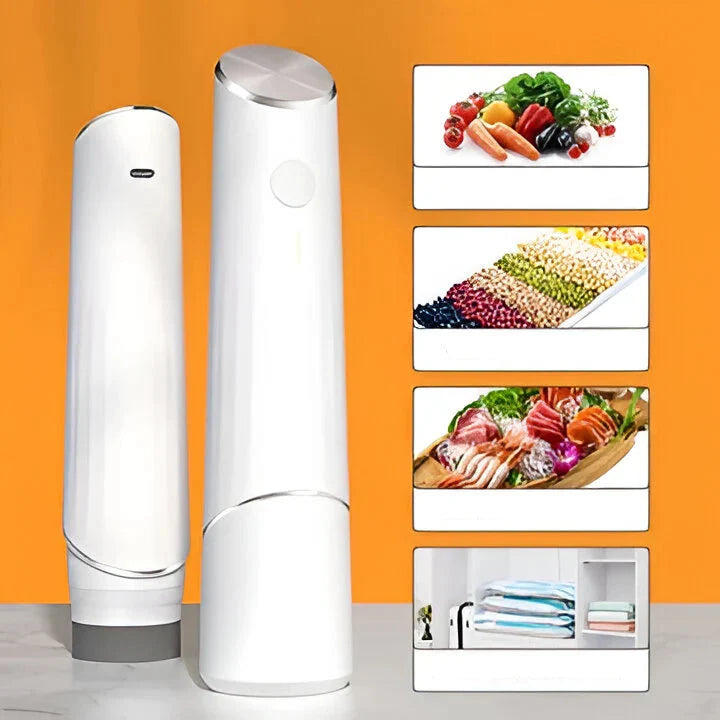 Vacuum Sealer Compact Cordless Rechargeable Reusable Leakproof Bags