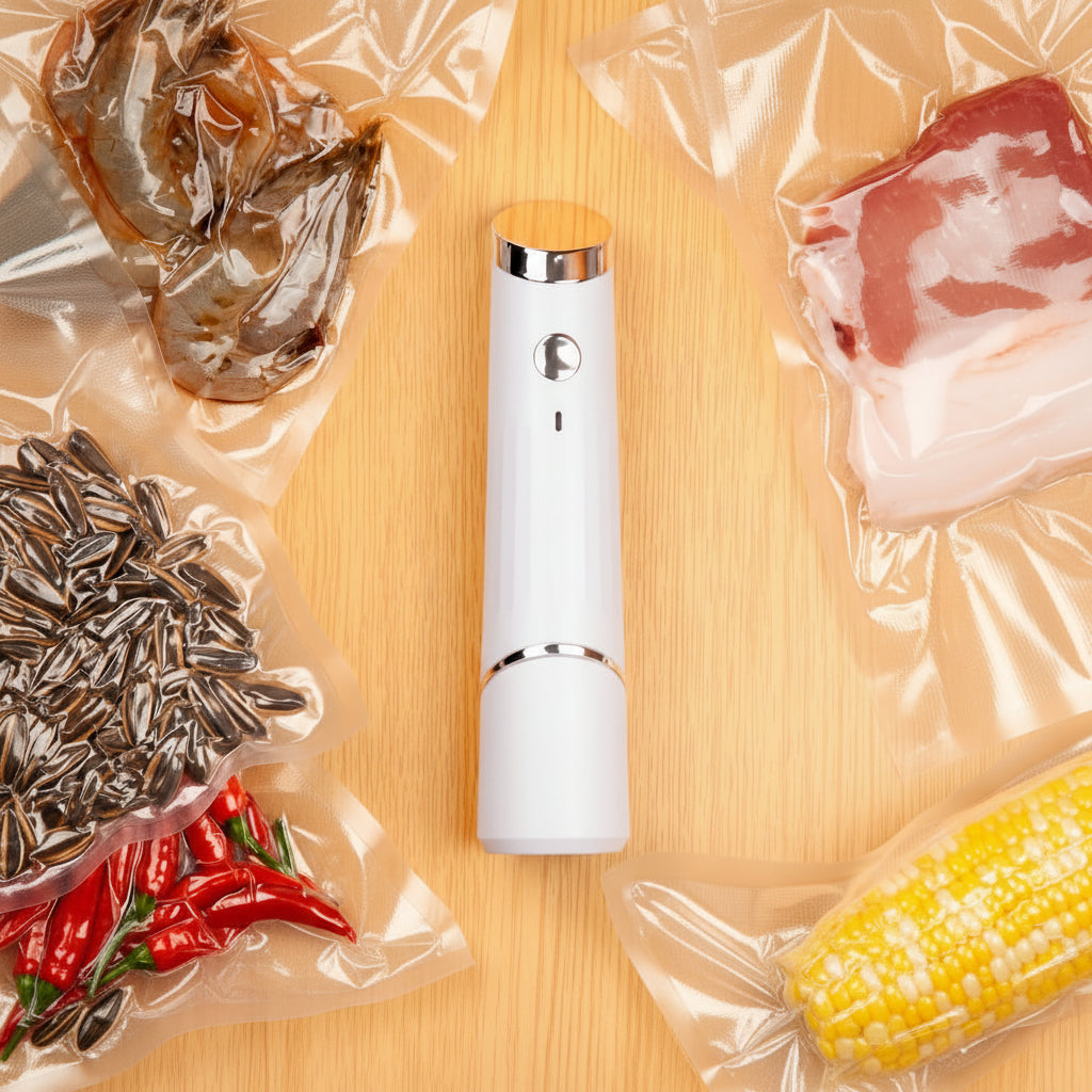 Vacuum Sealer Compact USB Rechargeable One-Button