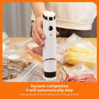 Vacuum Sealer Compact USB Rechargeable One-Button