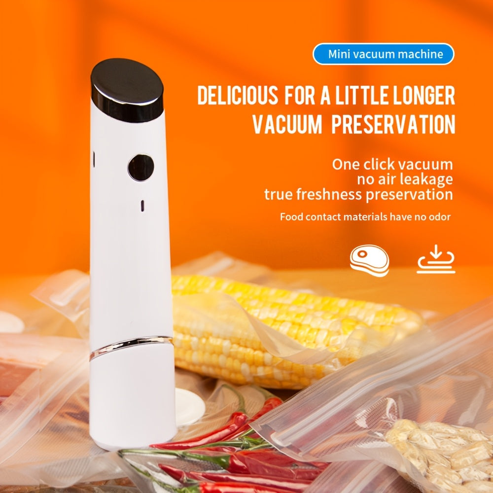 Vacuum Sealer Compact USB Rechargeable One-Button