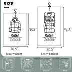 Vacuum Storage Bags Hanging Space-Saving Dustproof & Moisture-Resistant