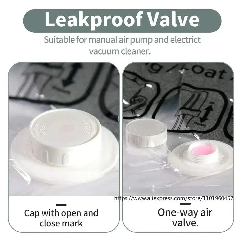 Vacuum Storage Bags Hanging Space-Saving Dustproof & Moisture-Resistant