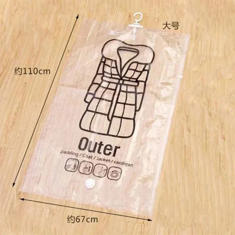 Vacuum Storage Bags Hanging Space-Saving Dustproof & Moisture-Resistant