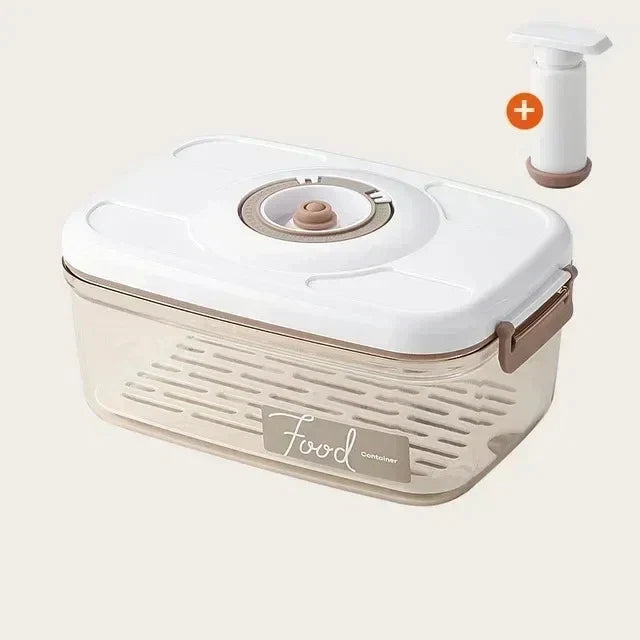 Vacuum Storage Box Hand Pump Transparent