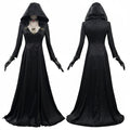 Vampire Cosplay Costume Jacquard Coat & Floor-Length Satin Gown