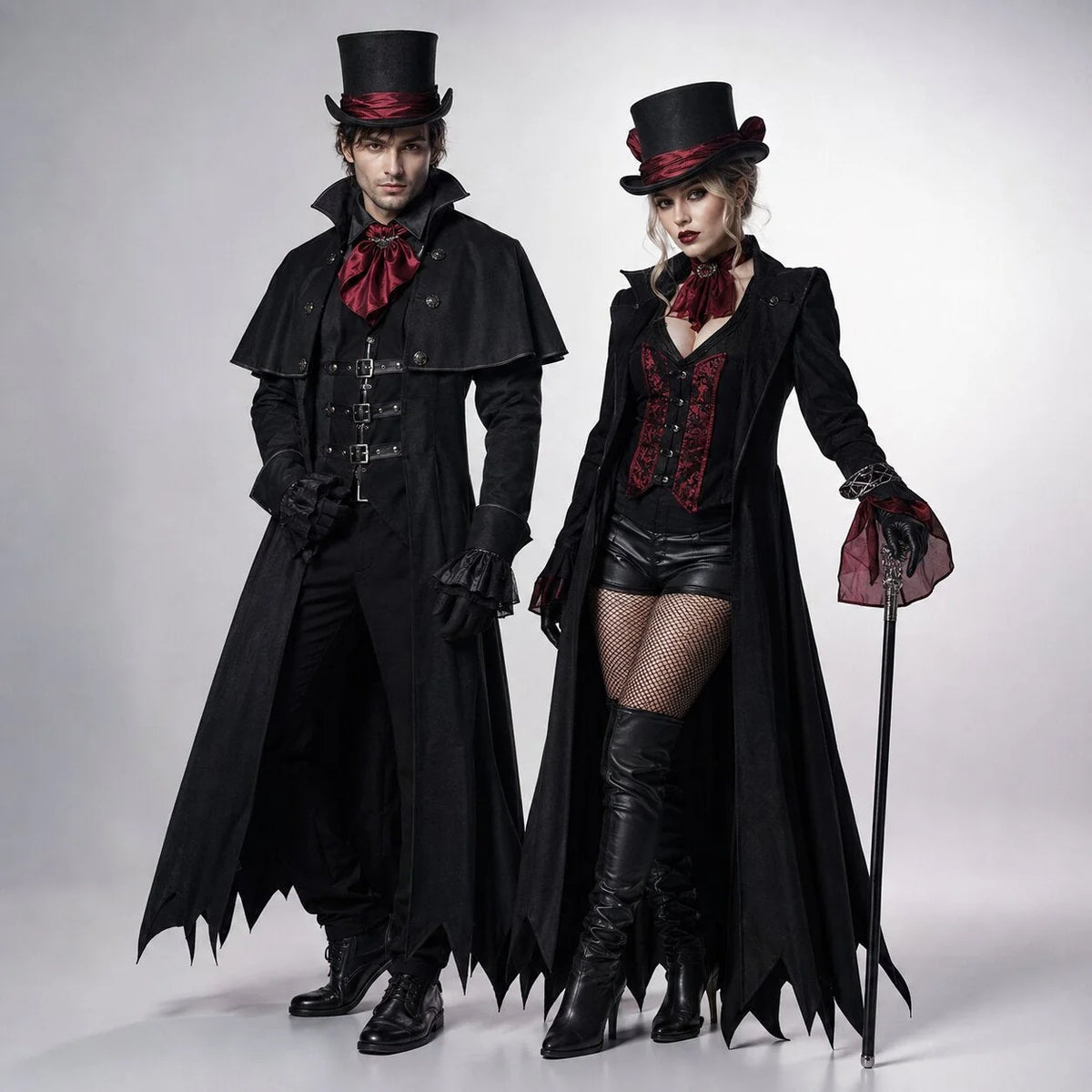 Vampire Costume Classic Halloween Unisex Outfit