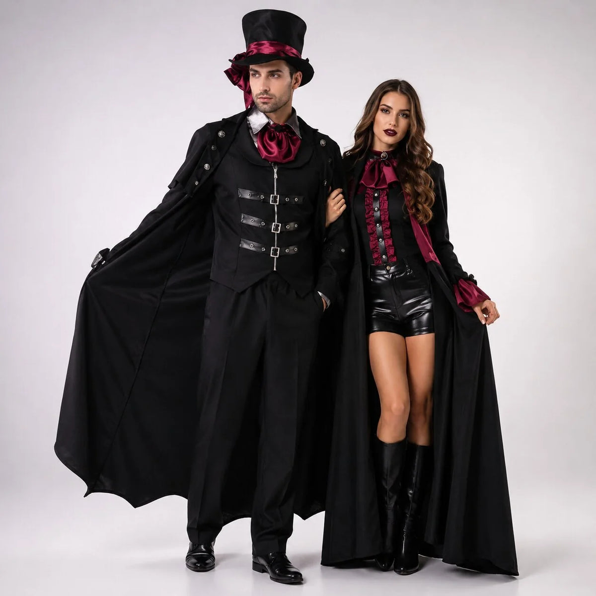 Vampire Costume Classic Halloween Unisex Outfit