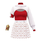 Vampire Costume Short-Sleeve With Wig Option
