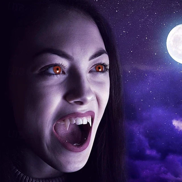 Vampire Fangs Retractable Spring Action Trimmable Splint