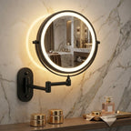 Vanity Makeup Mirror Rechargeable LED 3 Light Tones