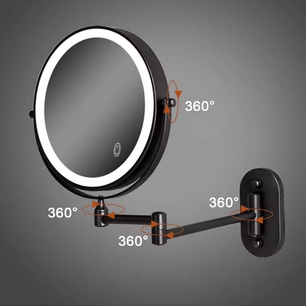 Vanity Makeup Mirror Rechargeable LED 3 Light Tones