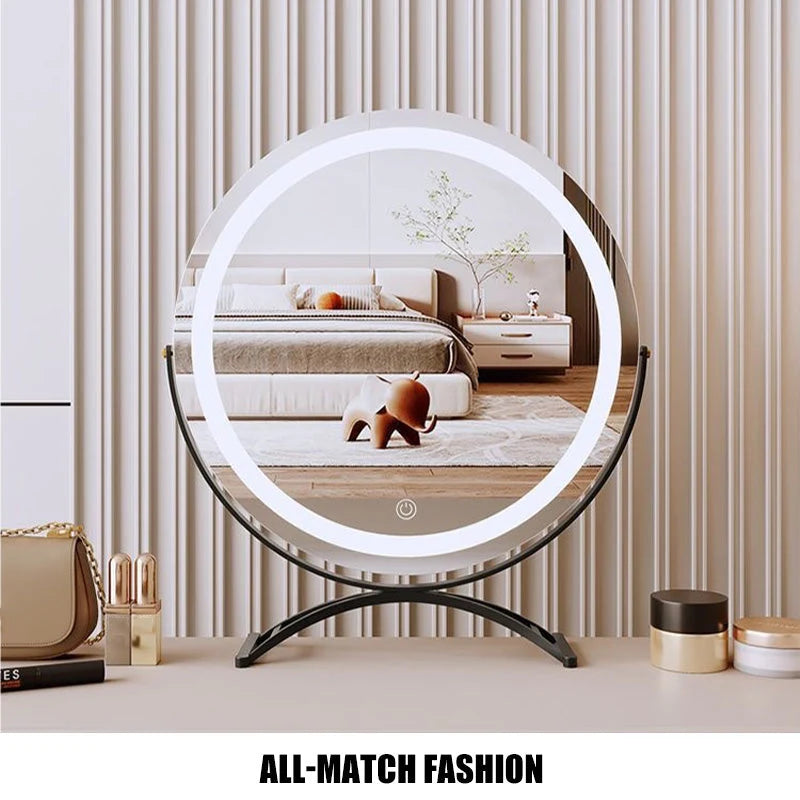Vanity Mirror Dimmable LED 3 Color Modes Rechargeable
