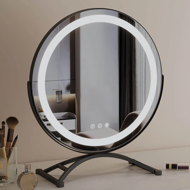 Vanity Mirror Dimmable LED 3 Color Modes Rechargeable