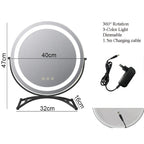 Vanity Mirror Dimmable LED 3 Color Modes Rechargeable