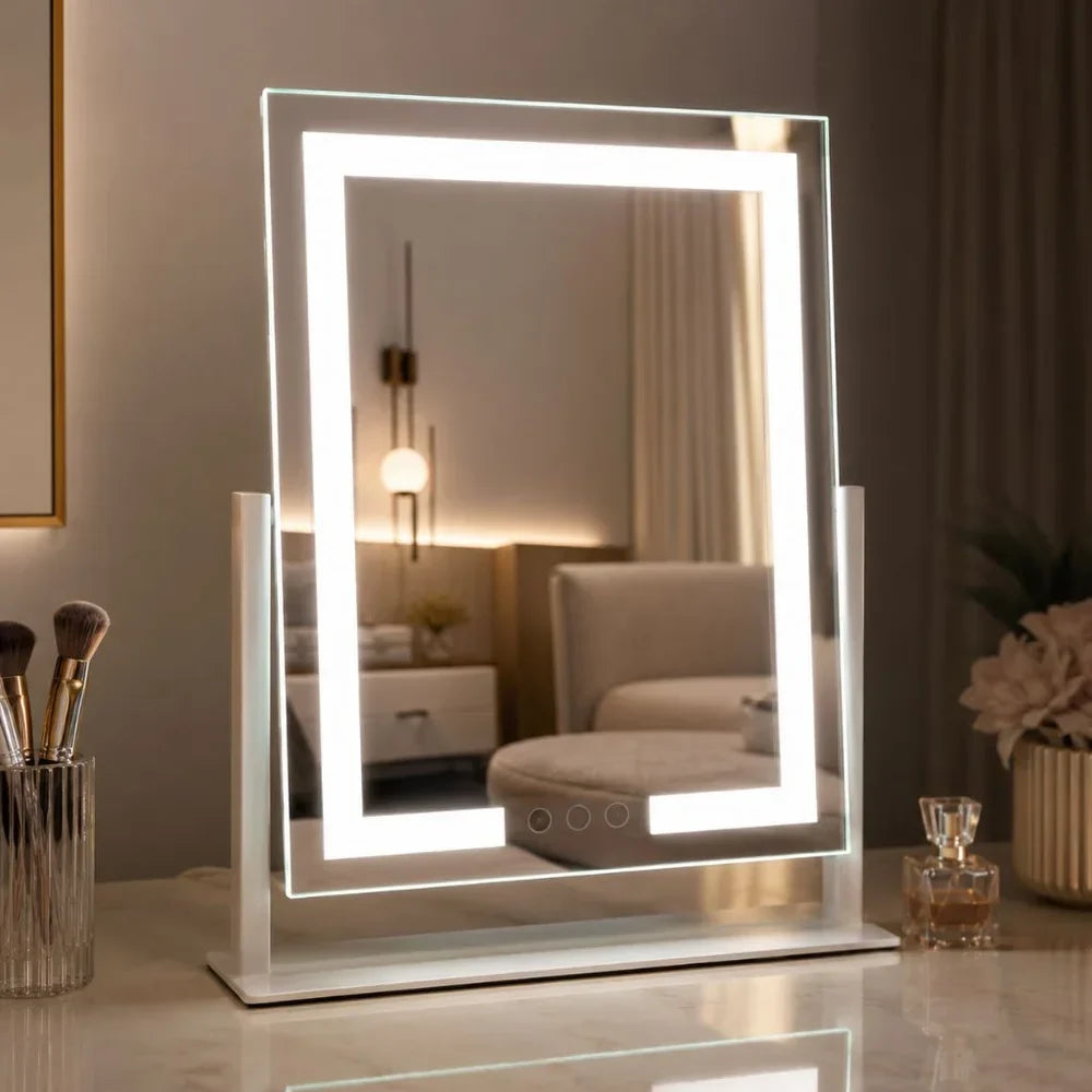 Vanity Mirror Lighted Touch Dimmable 15x Magnification