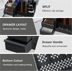 Vanity Organizer Individual Bottle Slots Stable Flat Base