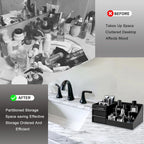 Vanity Organizer Individual Bottle Slots Stable Flat Base