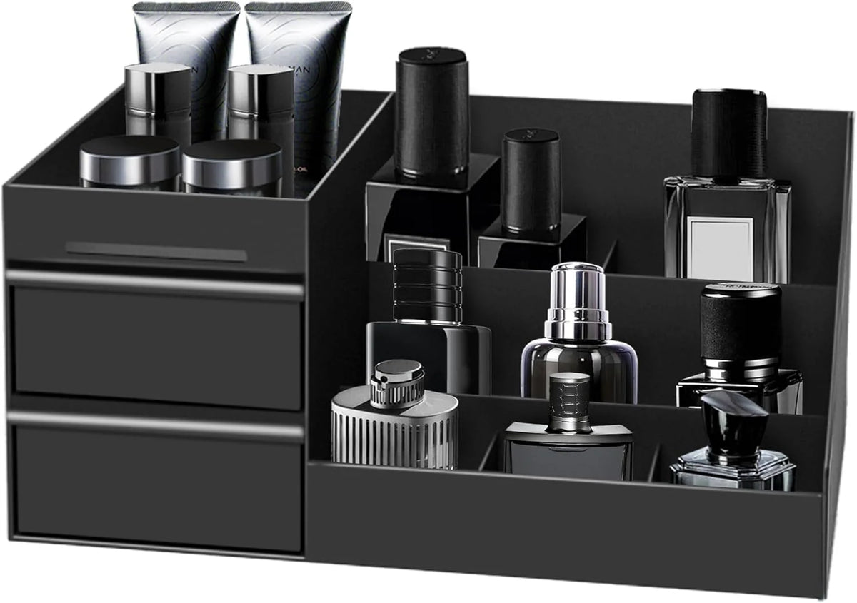 Vanity Organizer Individual Bottle Slots Stable Flat Base