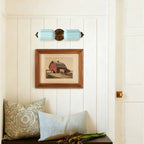 Vanity Wall Light Art Deco Milk Glass Brushed Brass