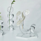 Vase Hand-Blown Borosilicate Sculptural Loop