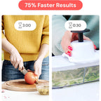 Vegetable Chopper 7-In-1 Stainless Steel Blades Safety Guard