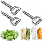 Vegetable Peeler Dual Blade Julienne & Smooth Stainless Steel