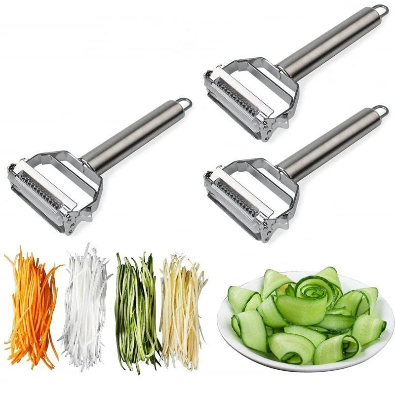 Vegetable Peeler Dual-Blade Julienne Stainless Steel