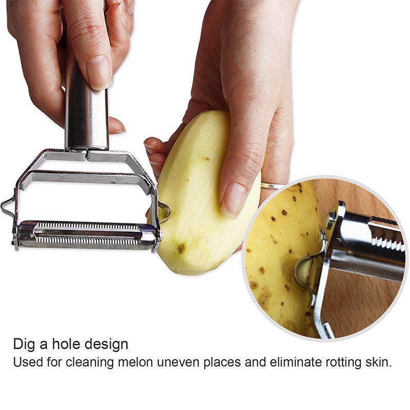 Vegetable Peeler Dual-Blade Julienne Stainless Steel