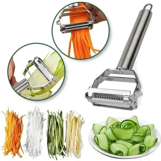 Vegetable Peeler Dual-Function Stainless Steel