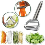 Vegetable Peeler & Julienne Cutter Dual-Function Compact Dishwasher-Safe