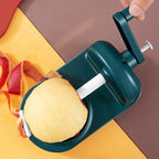 Vegetable Peeler Rotating Ergonomic Handle 3 Interchangeable Blades