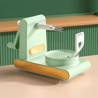 Vegetable Peeler Rotating Ergonomic Handle 3 Interchangeable Blades