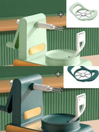 Vegetable Peeler Rotating Ergonomic Handle 3 Interchangeable Blades
