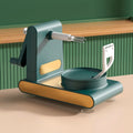 Vegetable Peeler Rotating Ergonomic Handle 3 Interchangeable Blades