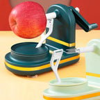 Vegetable Peeler Rotating Ergonomic Handle 3 Interchangeable Blades