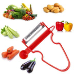 Vegetable Peeler Set 3-Blade Stainless Steel Ambidextrous Handle